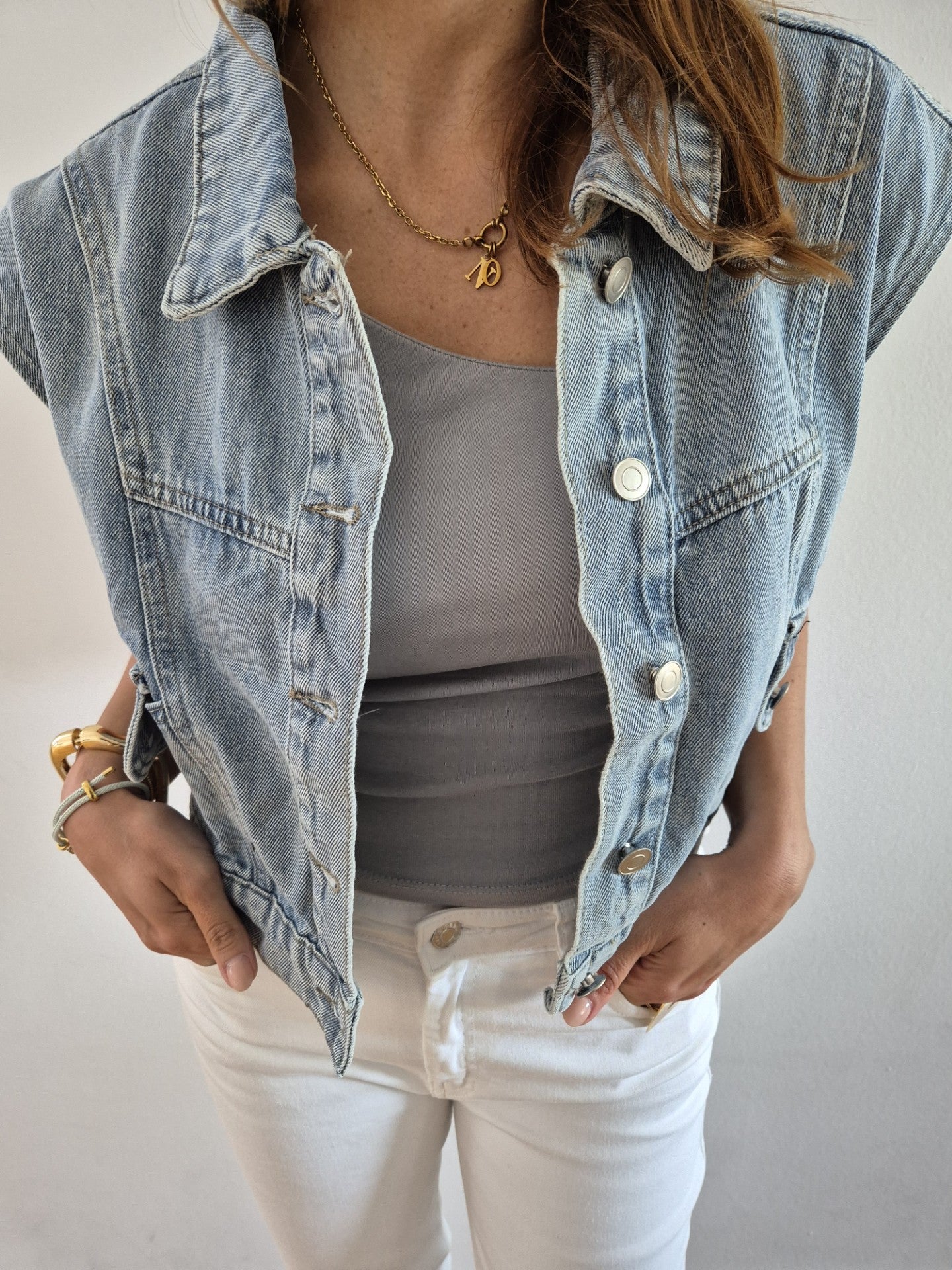 Jeans Weste