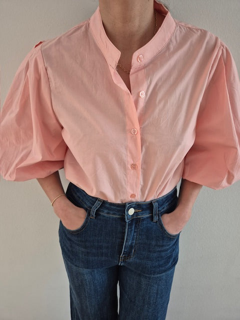Bluse mit Puffärmel