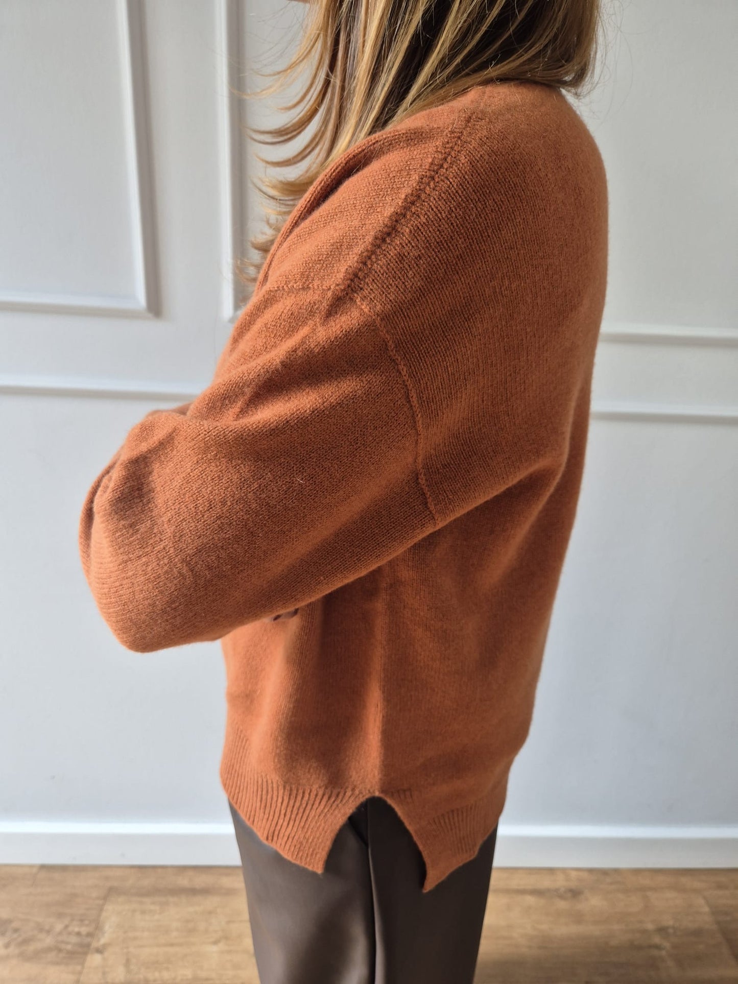 Pullover mit Stehkragen