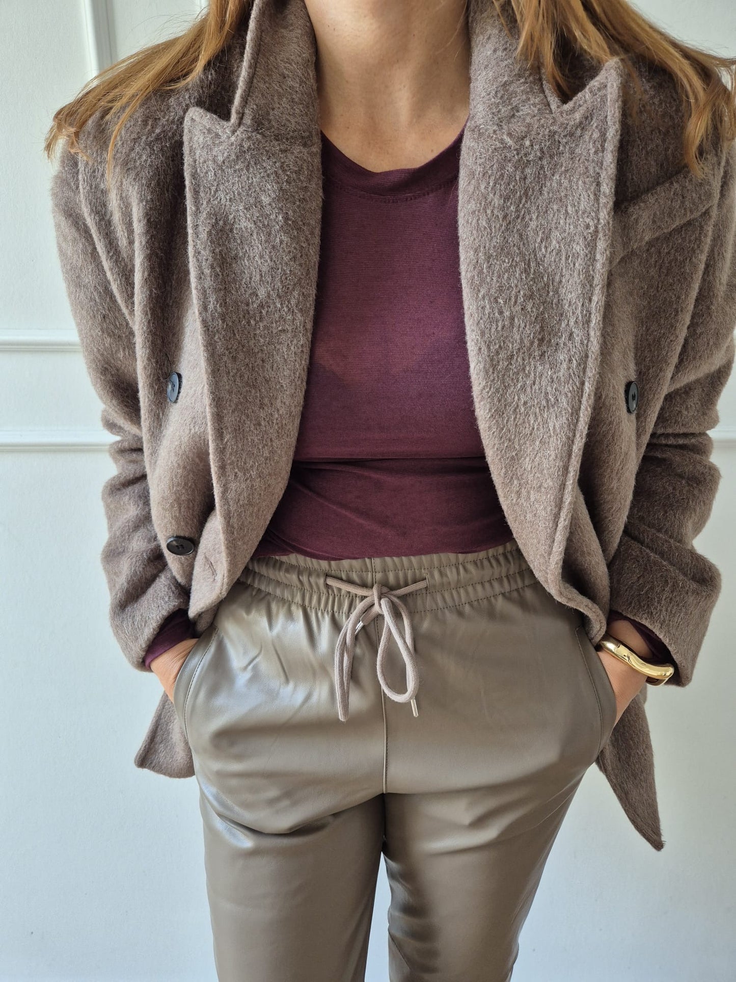 Kunstlederhose