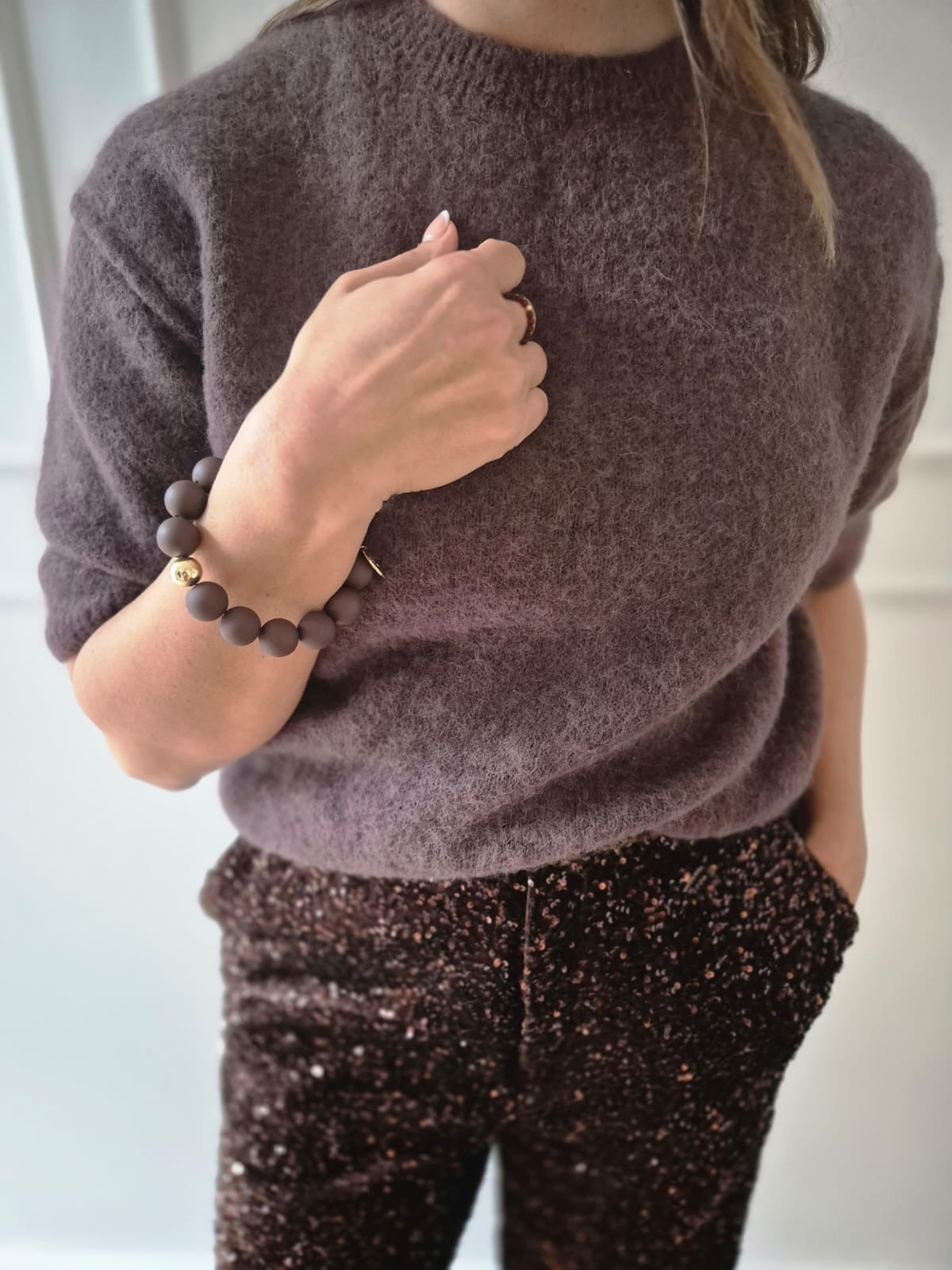 Kurzarm Pulli
