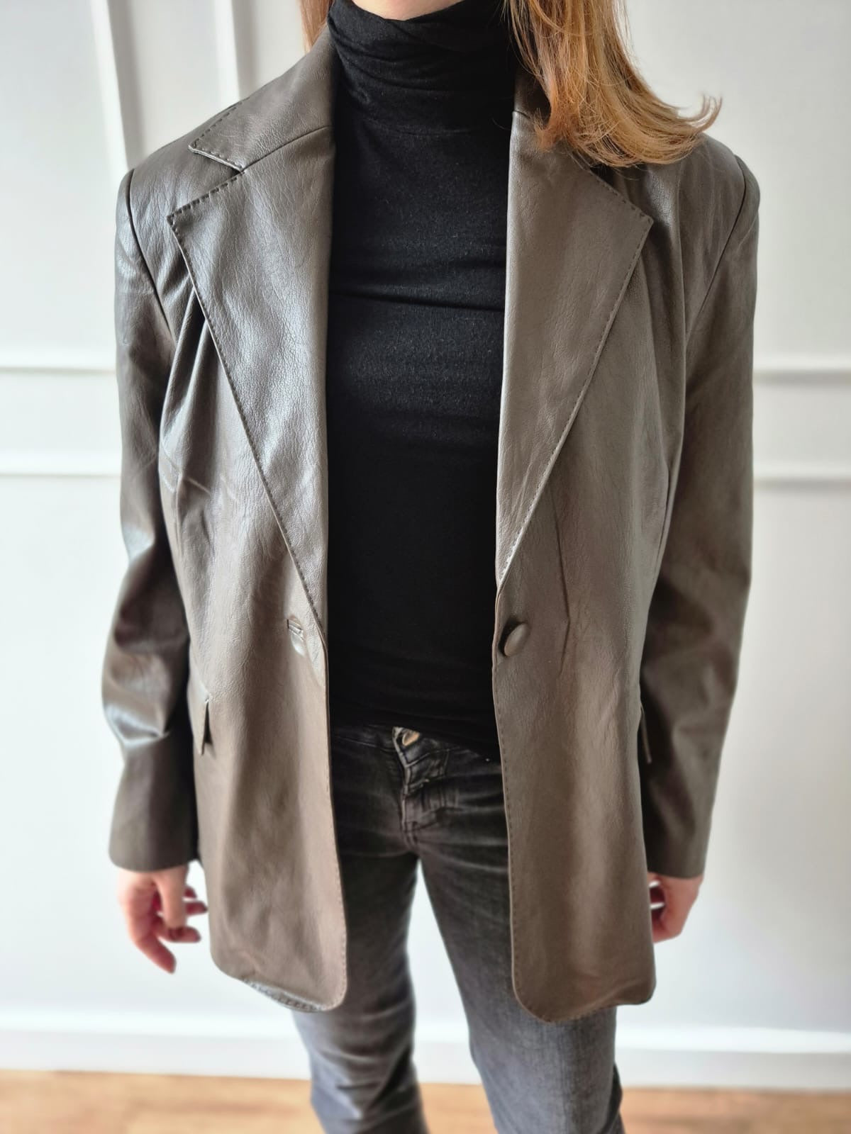 Kunstlederjacke