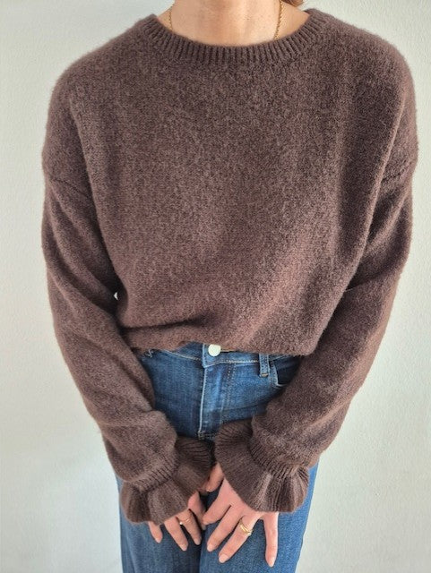 Pullover in Schoko