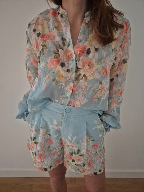 Florale kurze Hose