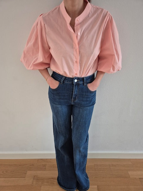 Bluse mit Puffärmel