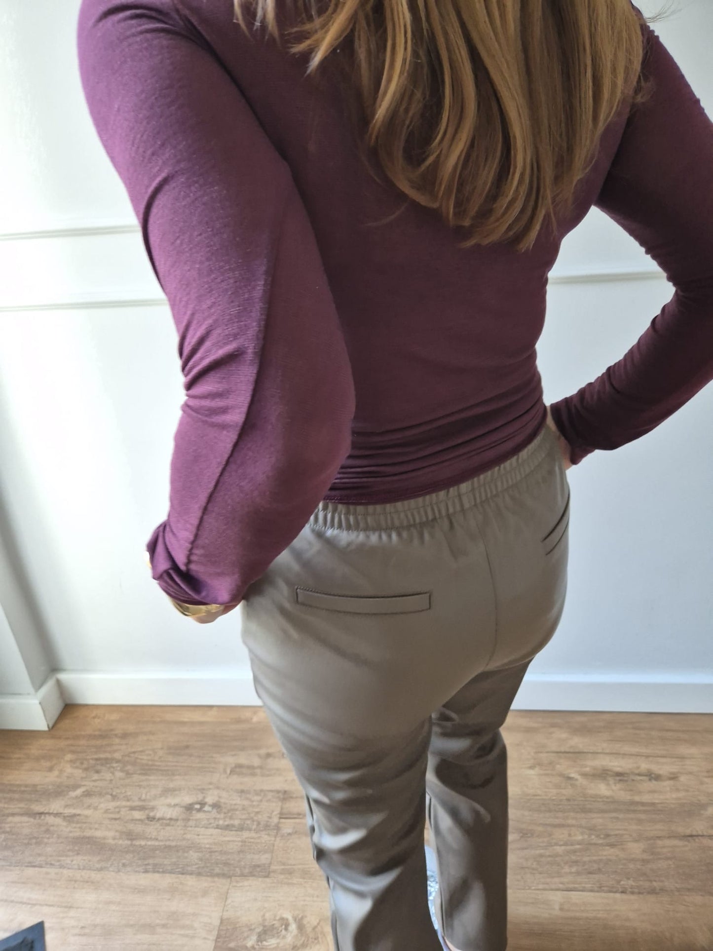 Kunstlederhose